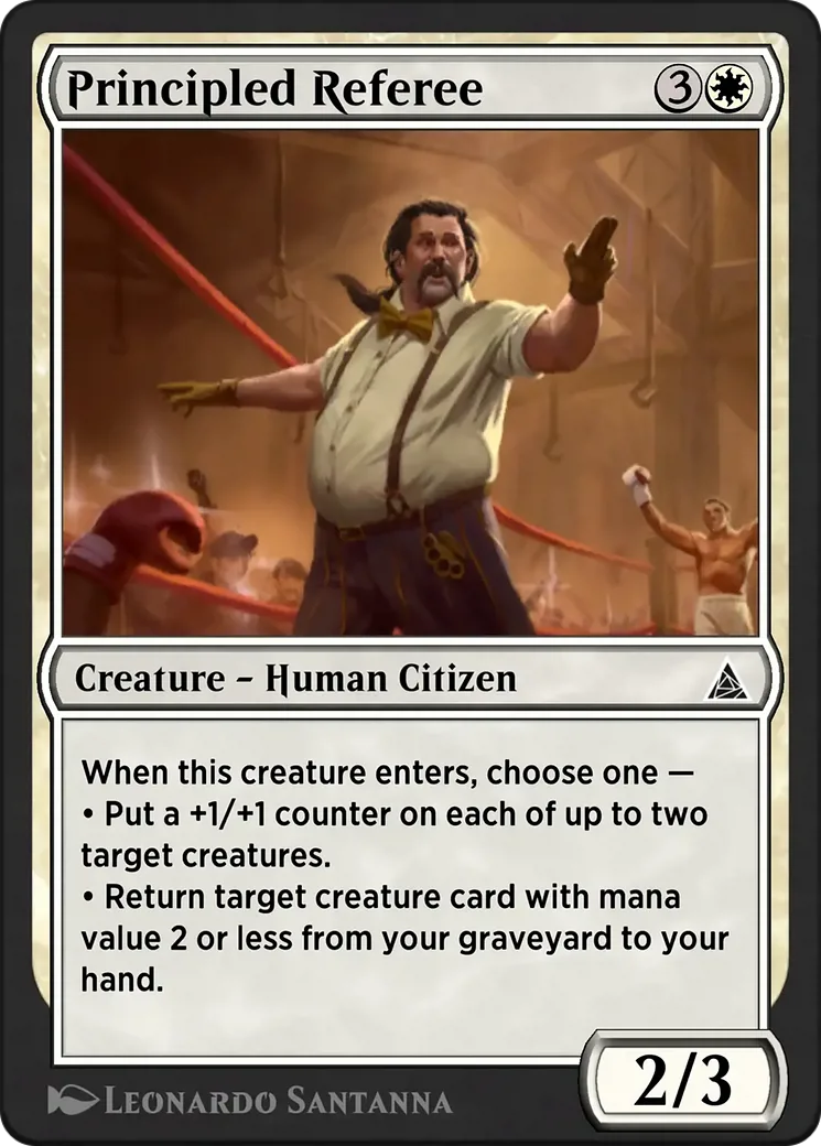 Principled Referee