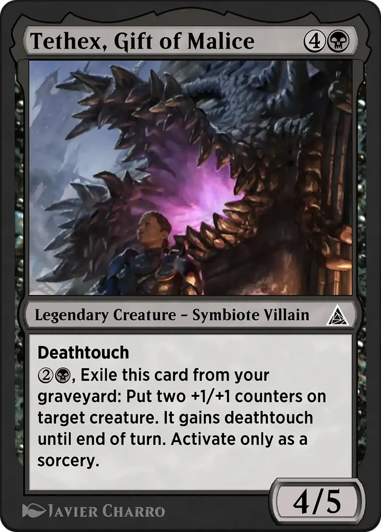 Tethex, Gift of Malice