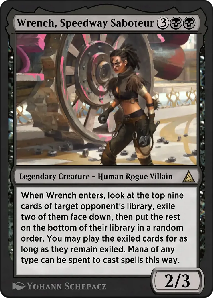Wrench, Speedway Saboteur
