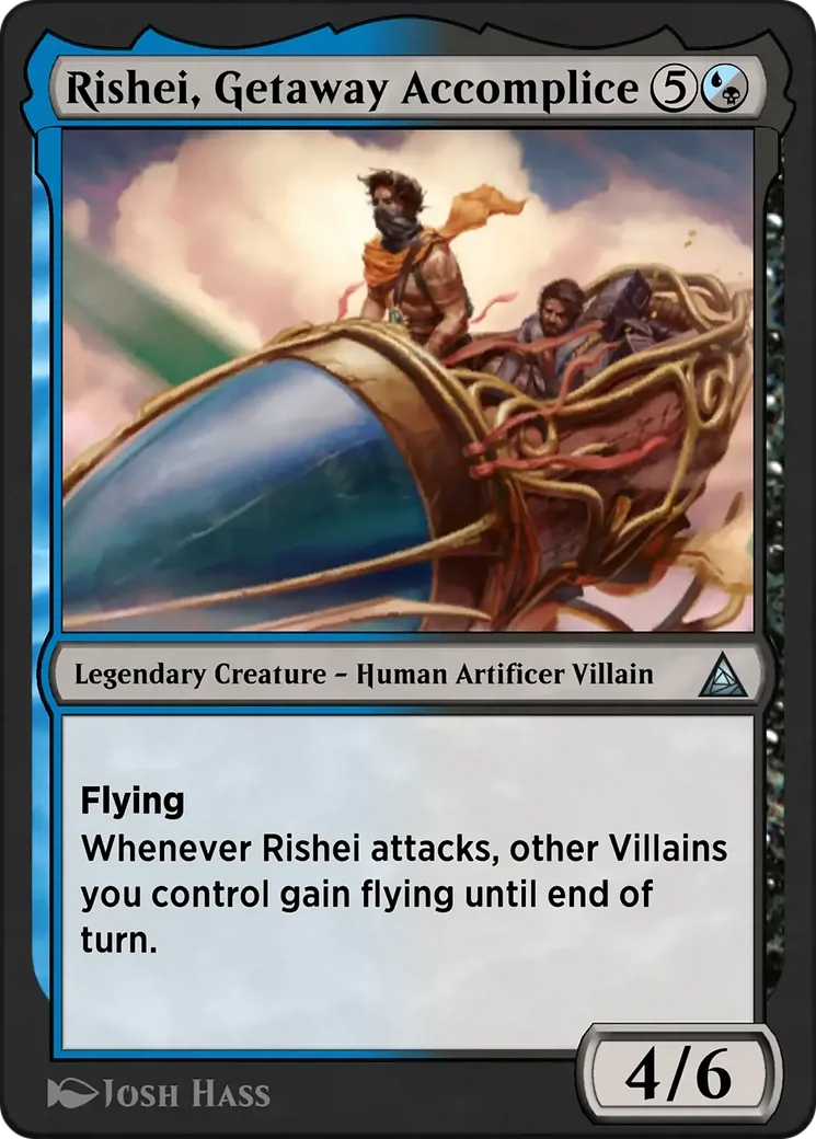 Rishei, Getaway Accomplice