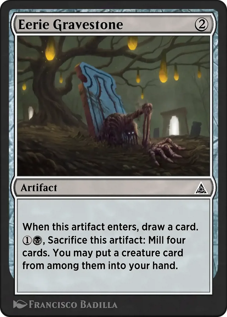 Eerie Gravestone