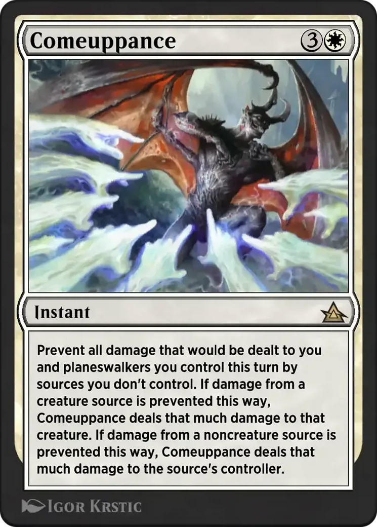 Comeuppance