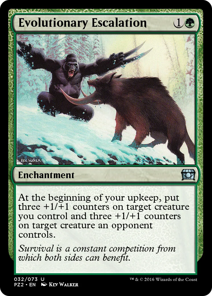 Evolutionary Escalation