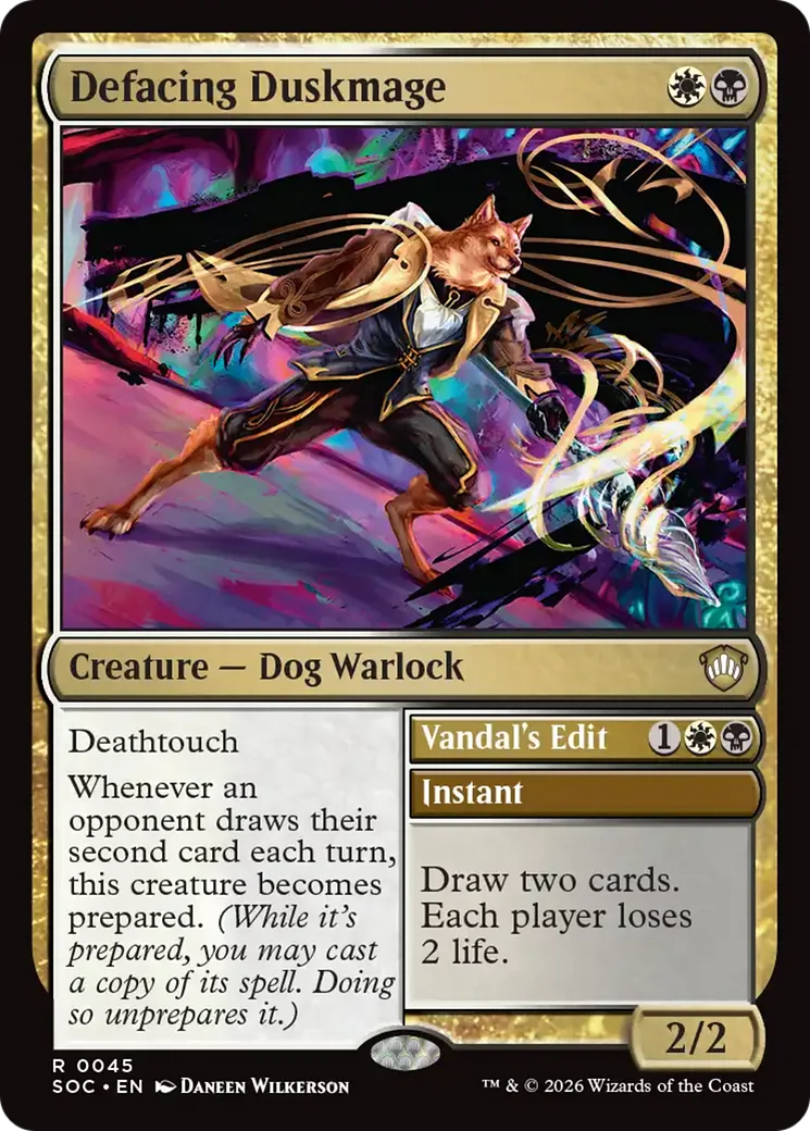 Defacing Duskmage