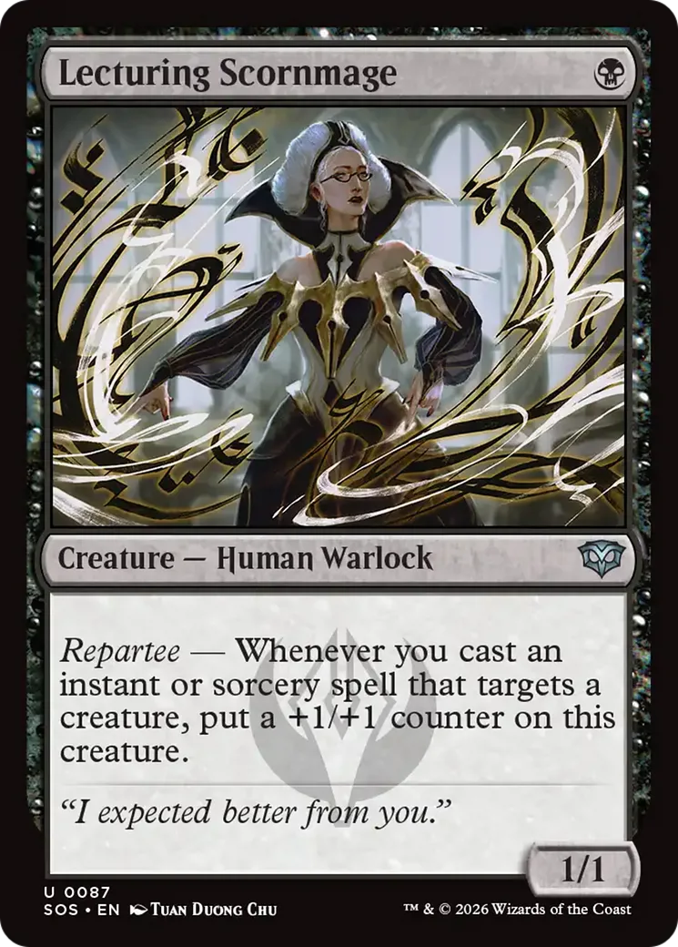 Lecturing Scornmage
