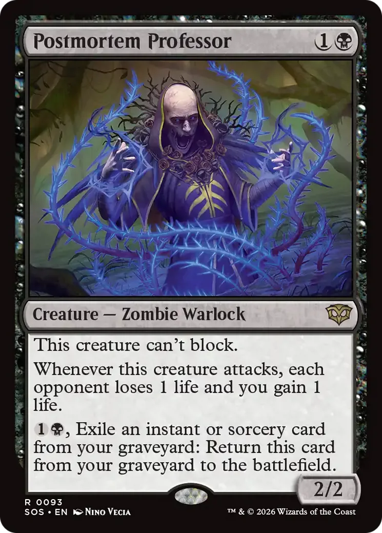 Postmortem Professor