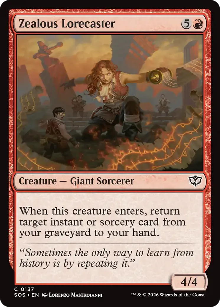 Zealous Lorecaster