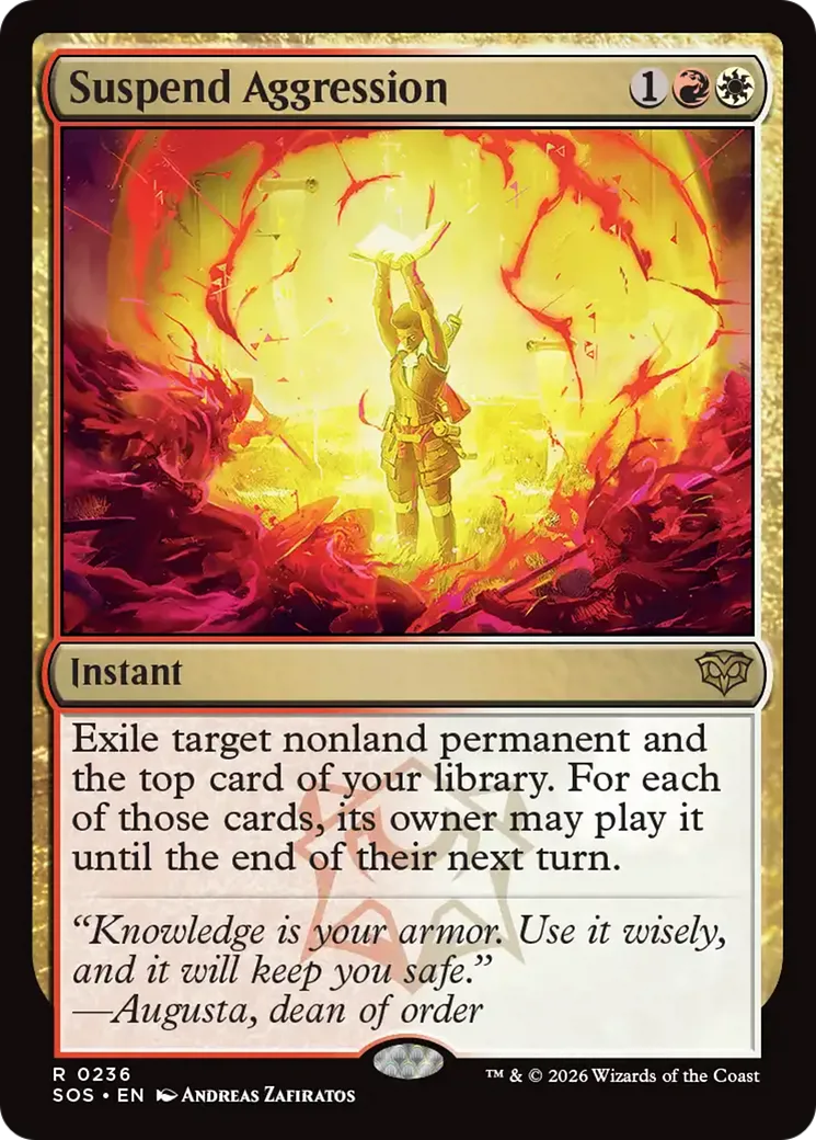 Suspend Aggression
