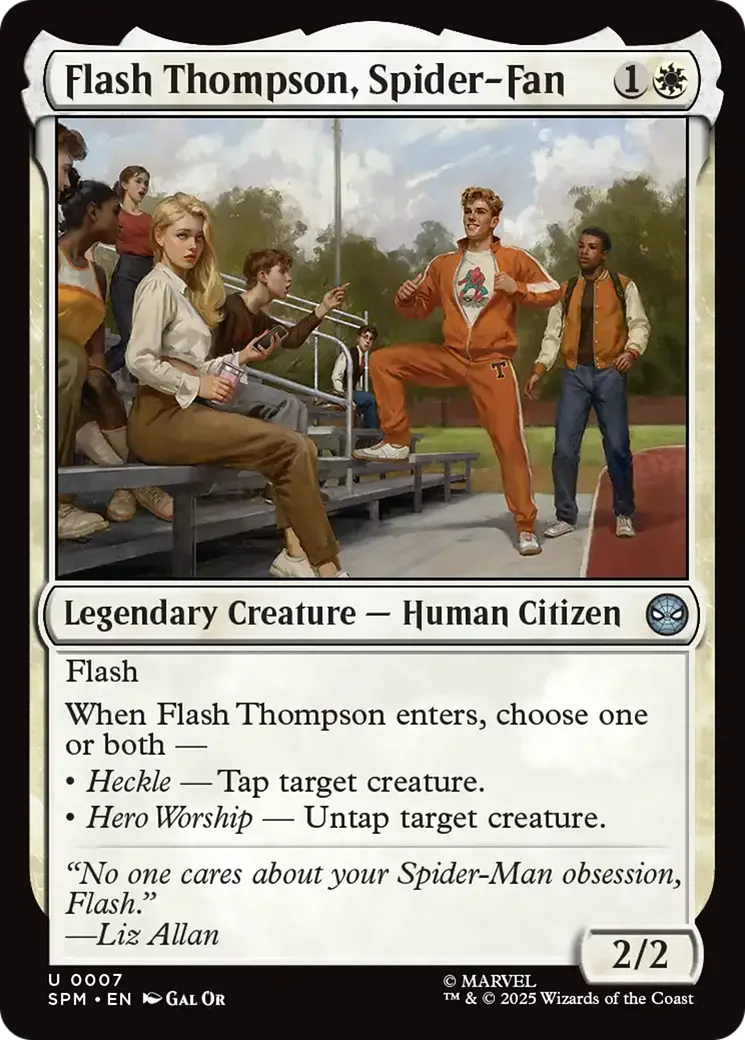 Flash Thompson, Spider-Fan