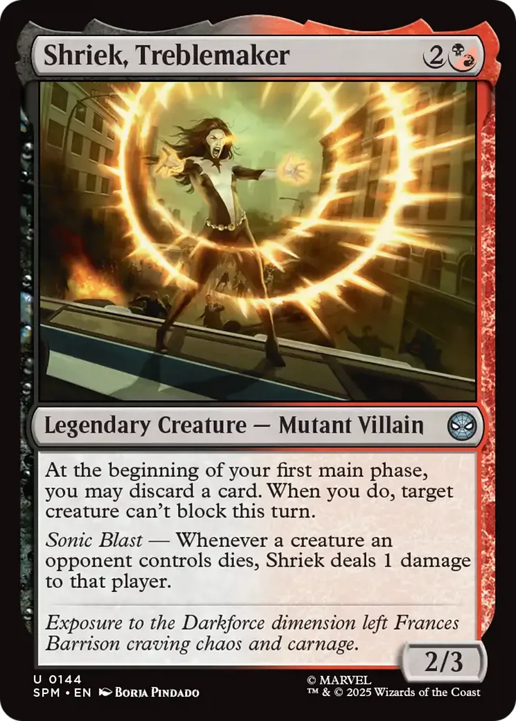 Shriek, Treblemaker