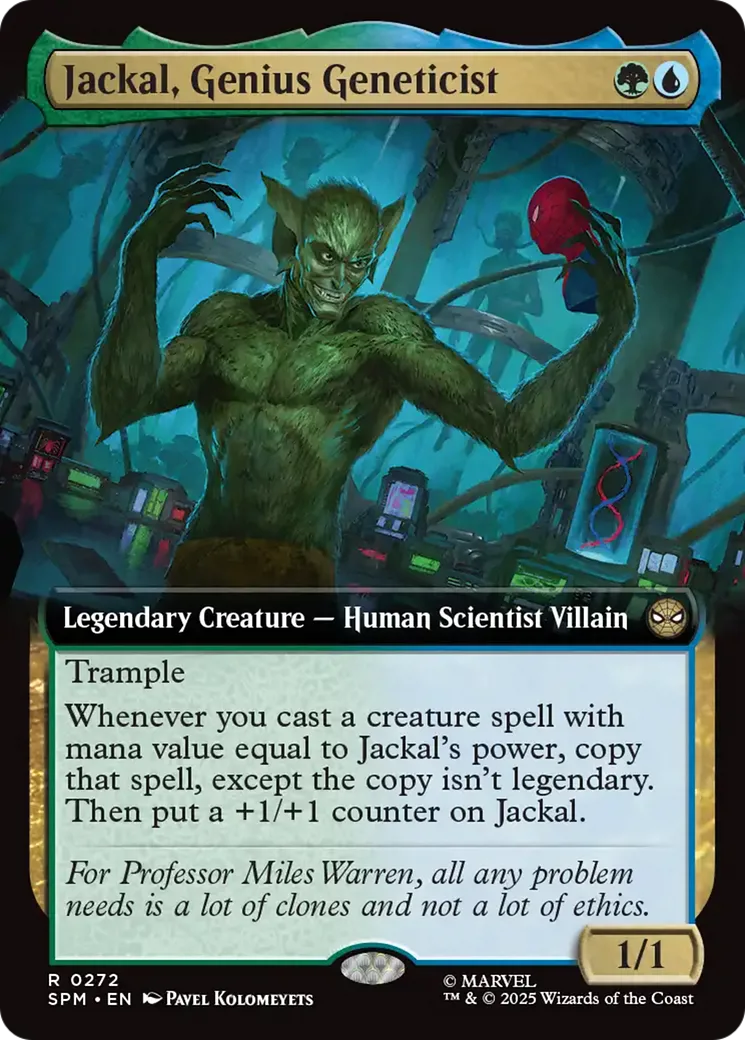 Jackal, Genius Geneticist