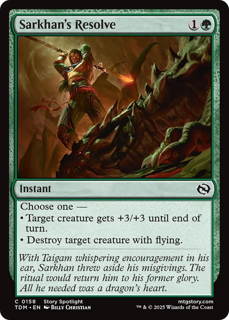 Sarkhan's Resolve