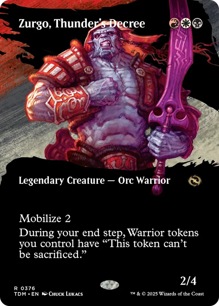 Zurgo, Thunder's Decree