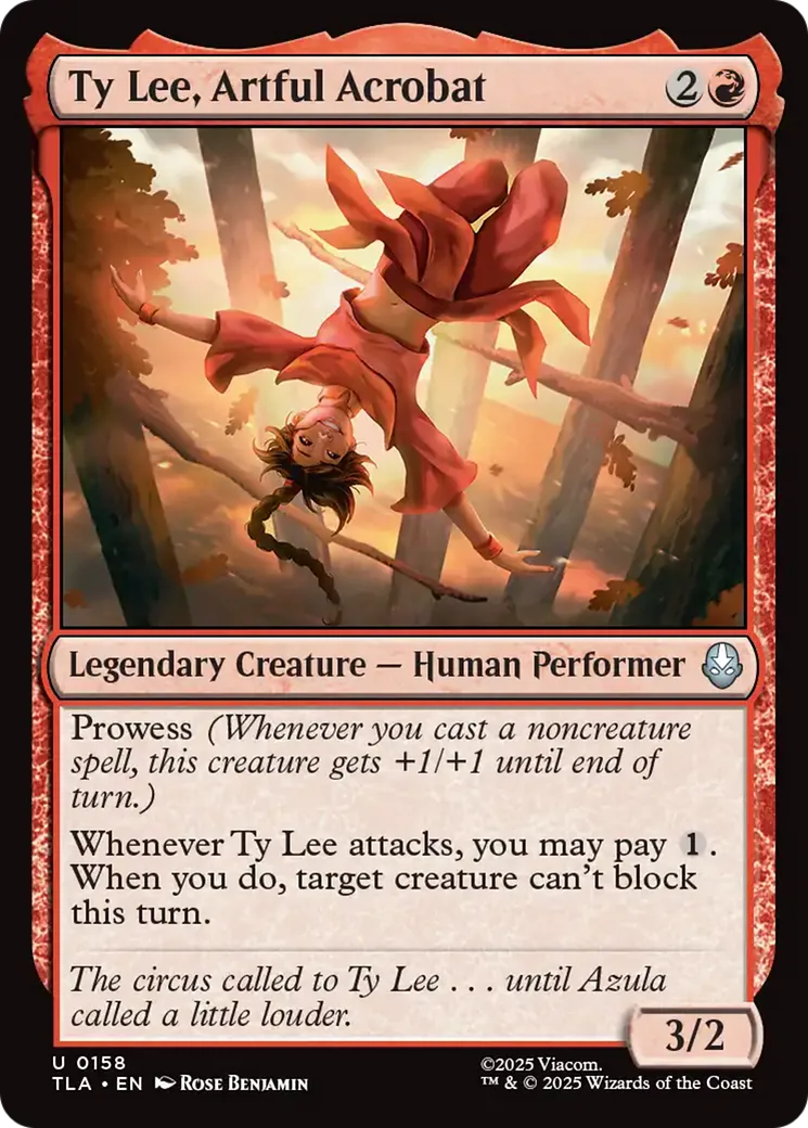 Ty Lee, Artful Acrobat