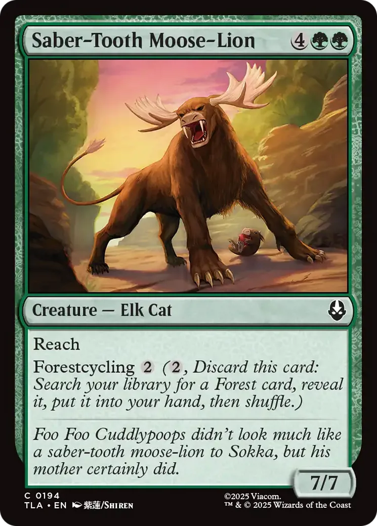 Saber-Tooth Moose-Lion