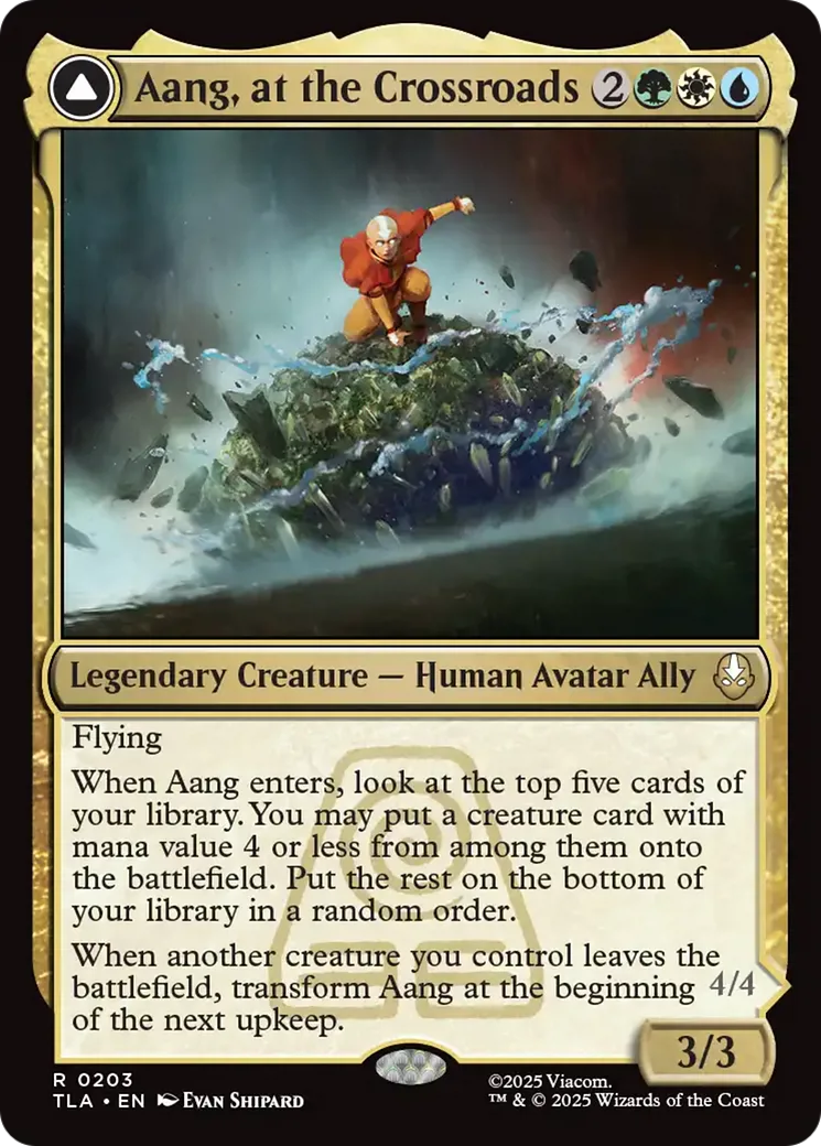 Aang, at the Crossroads