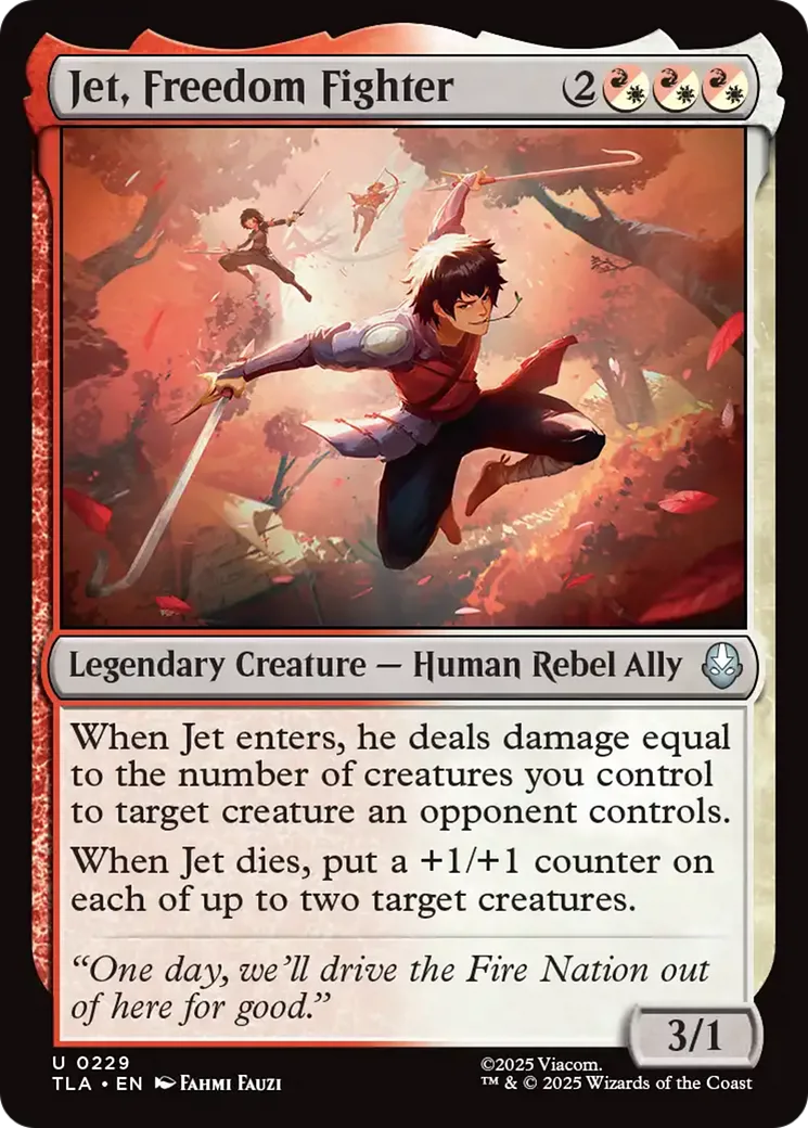 Jet, Freedom Fighter
