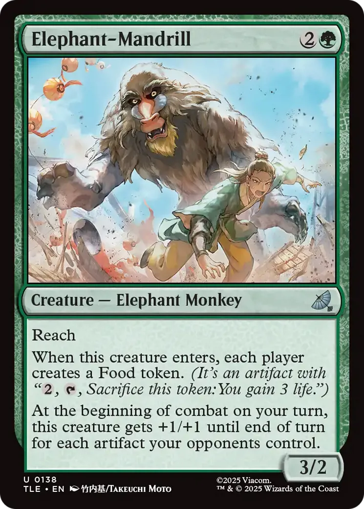 Elephant-Mandrill