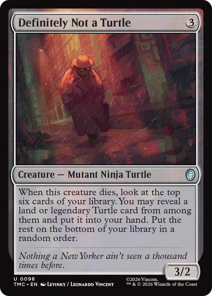Definitely Not a Turtle