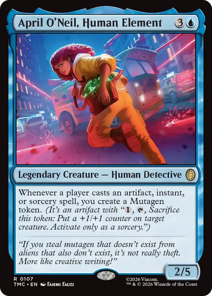April O'Neil, Human Element