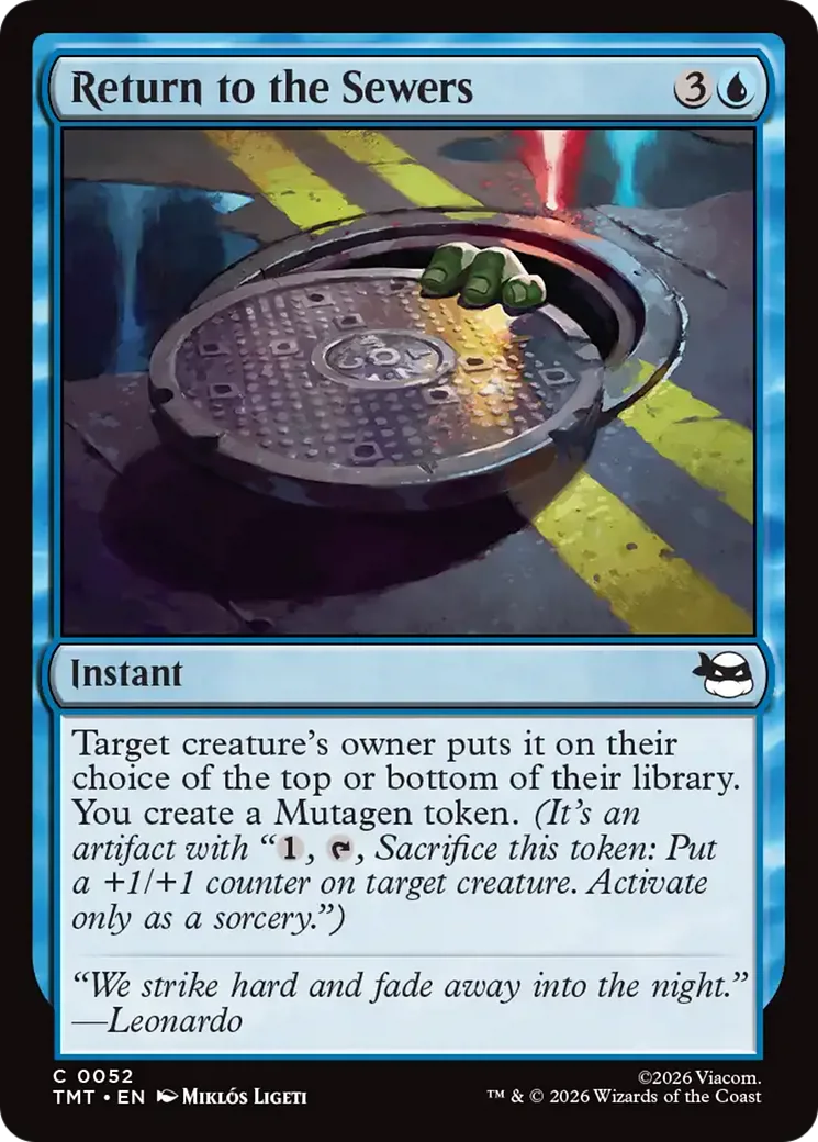 Return to the Sewers