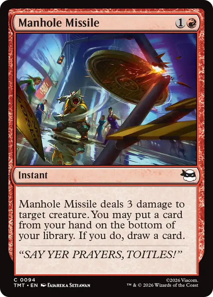 Manhole Missile