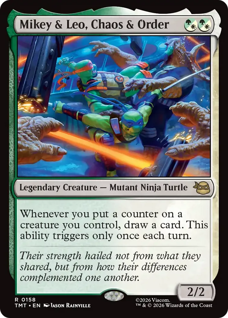 Mikey & Leo, Chaos & Order