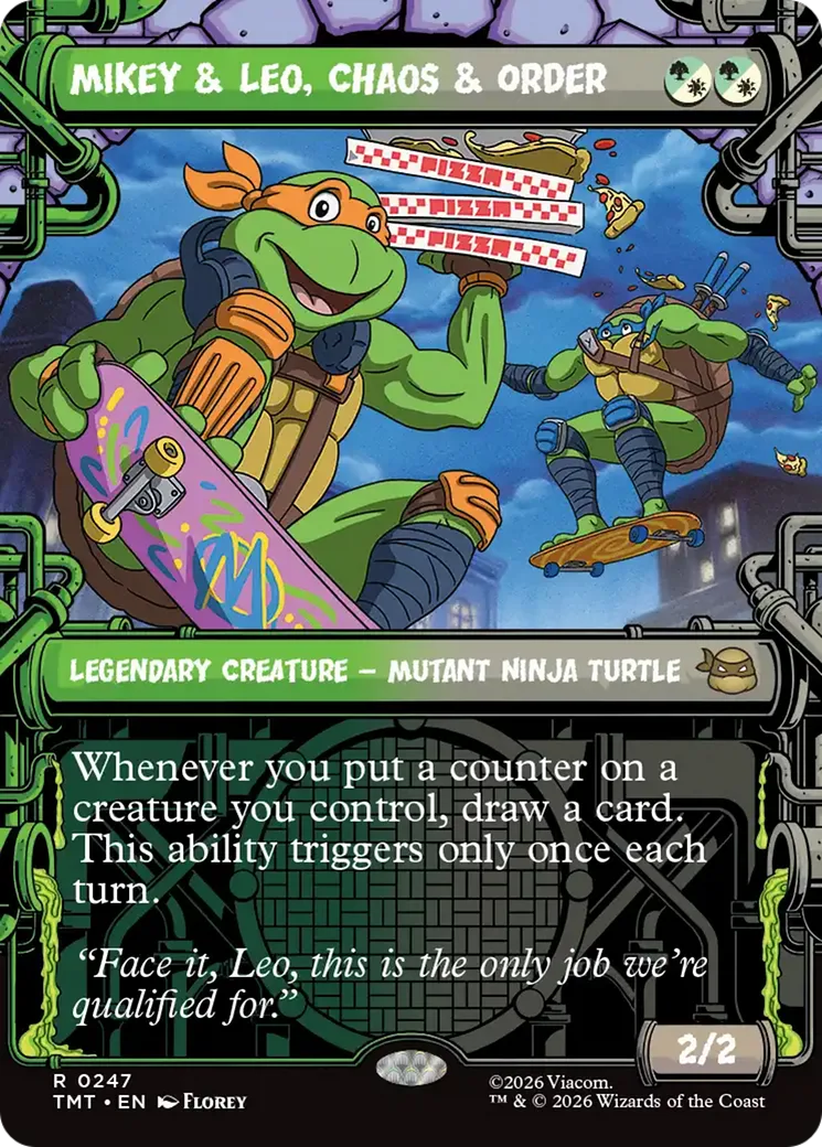 Mikey & Leo, Chaos & Order