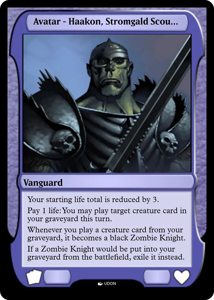 Avatar - Haakon, Stromgald Scourge