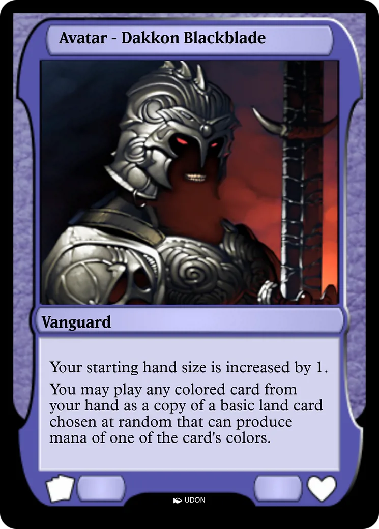 Avatar - Dakkon Blackblade