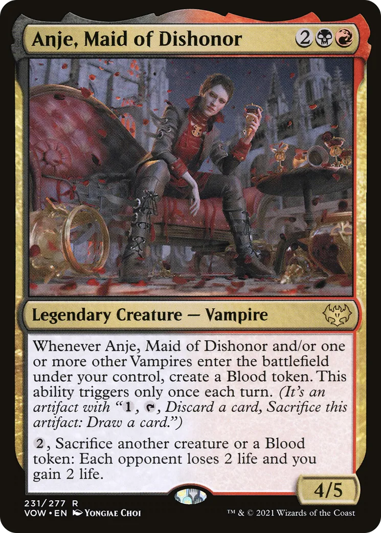 Anje, Maid of Dishonor